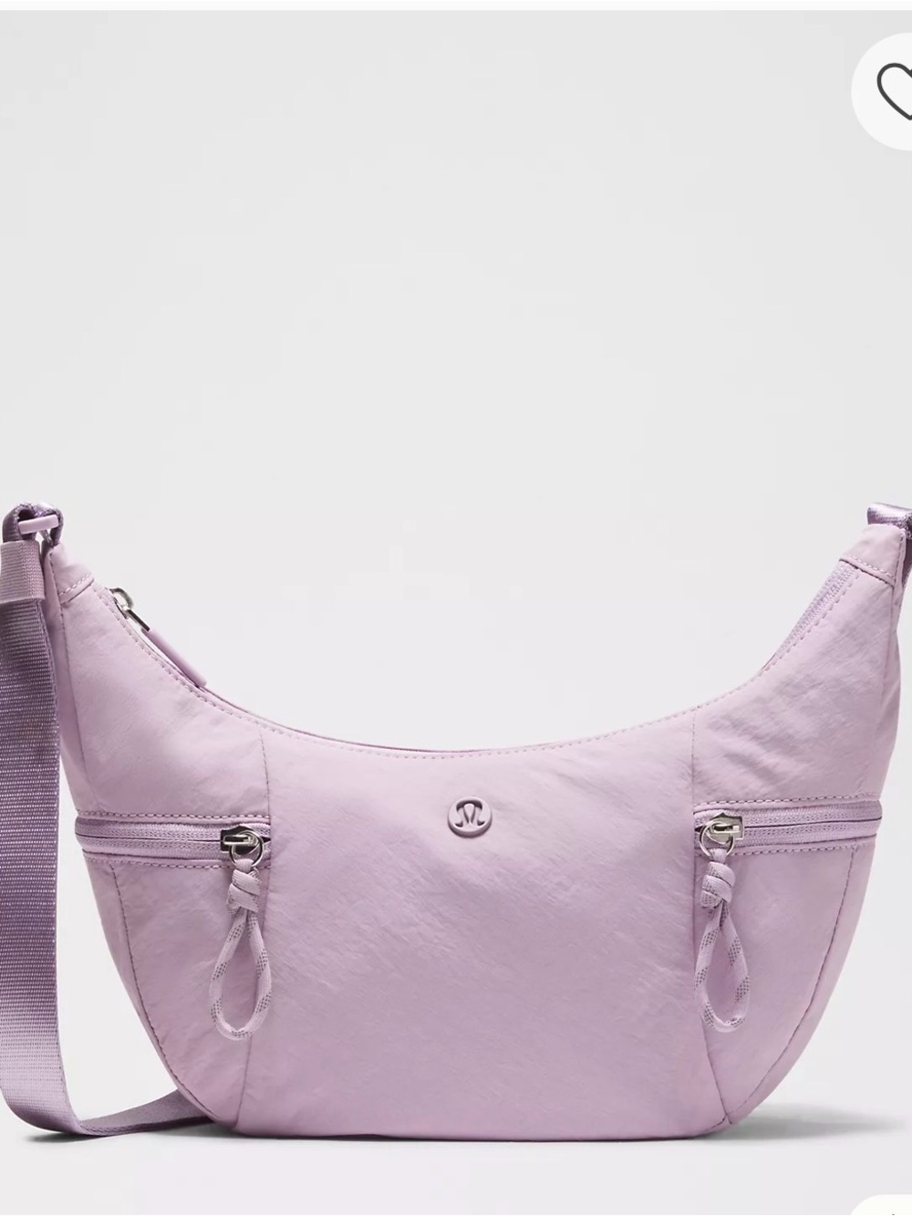 Lululemon small slouchy sling bag, lavender